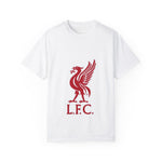Vintage Liverpool T-Shirt - Unisex Garment-Dyed Tee with L.F.C. Logo