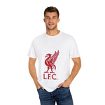 Vintage Liverpool T-Shirt - Unisex Garment-Dyed Tee with L.F.C. Logo